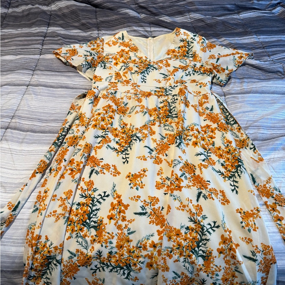 Floral Maternity Dress